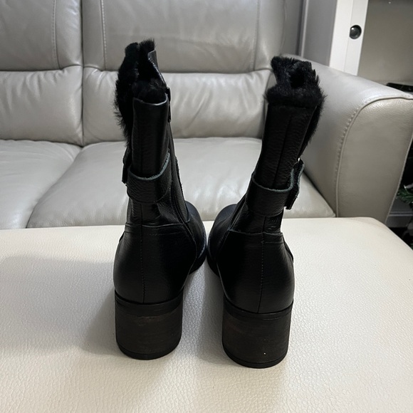 NWOB - Yokono Faux Fur Lined Heeled Ankle Boots - Made in Spain - EU 40/US 9-9.5 - Picture 4 of 12